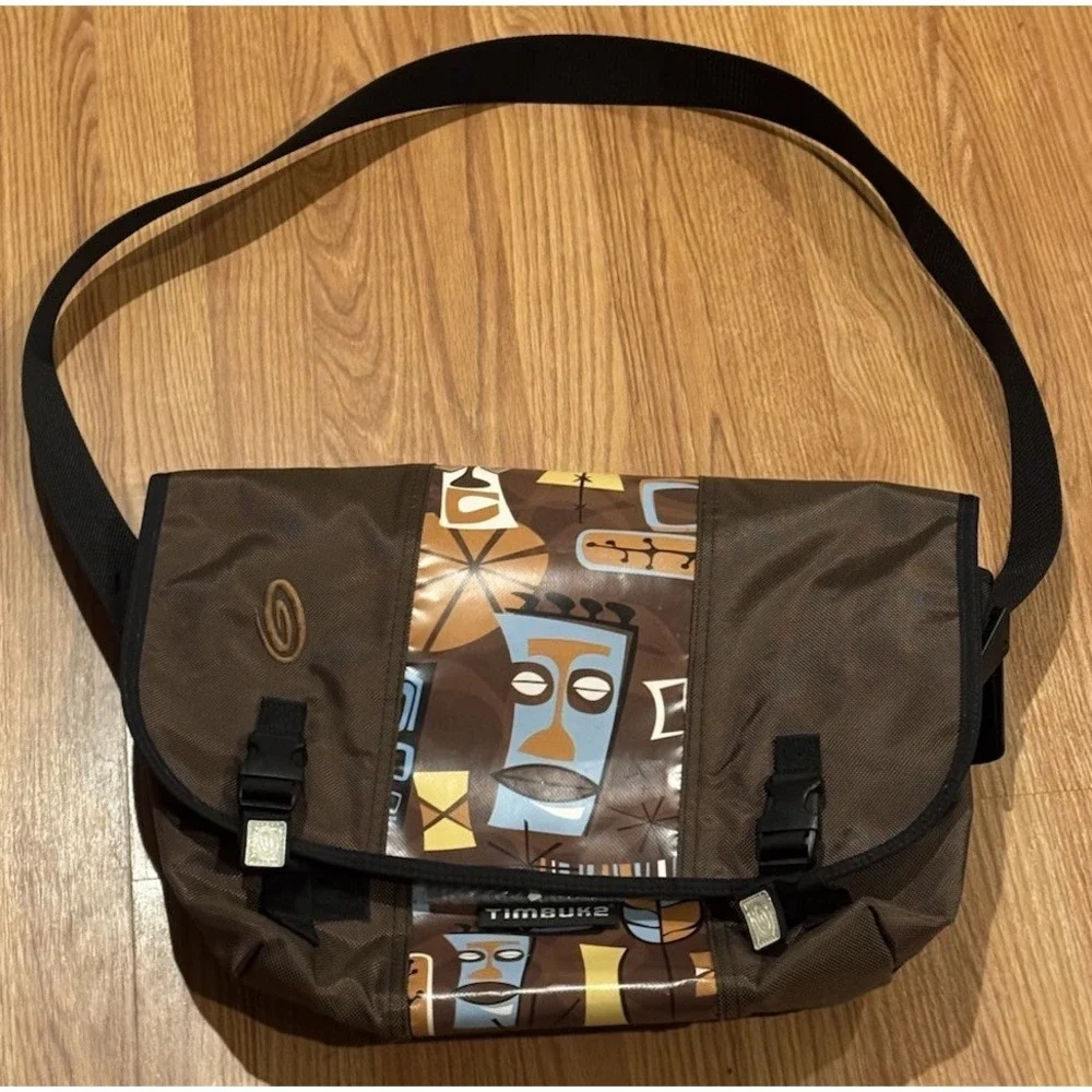 Timbuk2 Command Messenger Bag Tiki Polynesian Hawaiian Midway Laptop Large Rare